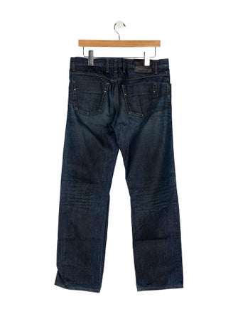 Gucci Mid-Rise Straight Leg Jeans