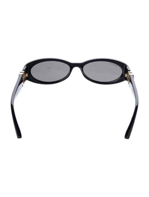 Gucci Interlocking G Logo Round Sunglasses