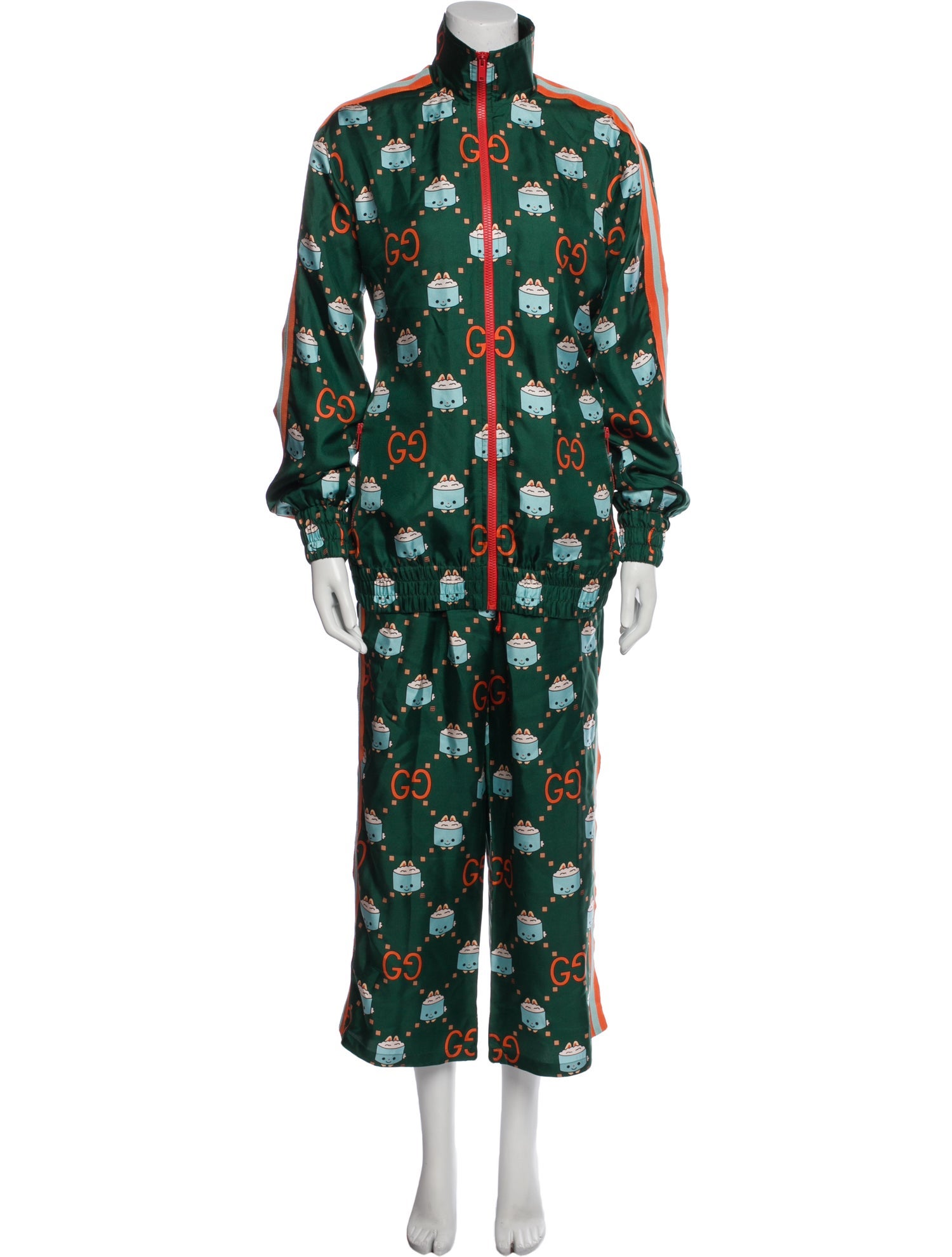 Gucci x Angela Nguyen 'Pikarar' Kawaii Project Silk Lounge Set