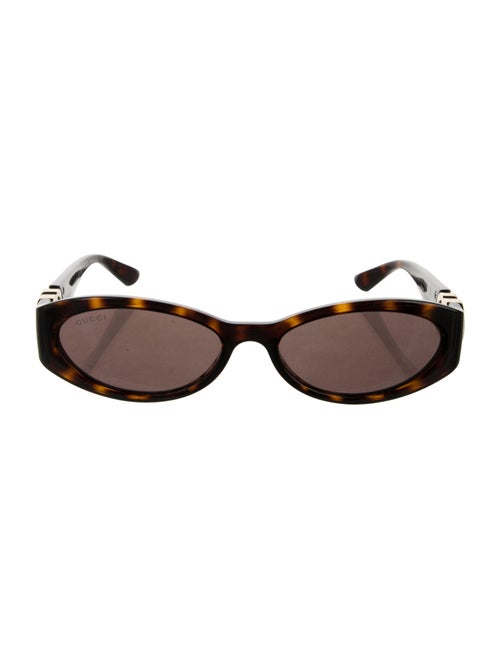 Gucci Interlocking G Logo Round Sunglasses
