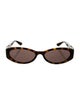 Gucci Interlocking G Logo Round Sunglasses