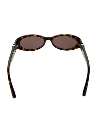 Gucci Interlocking G Logo Round Sunglasses