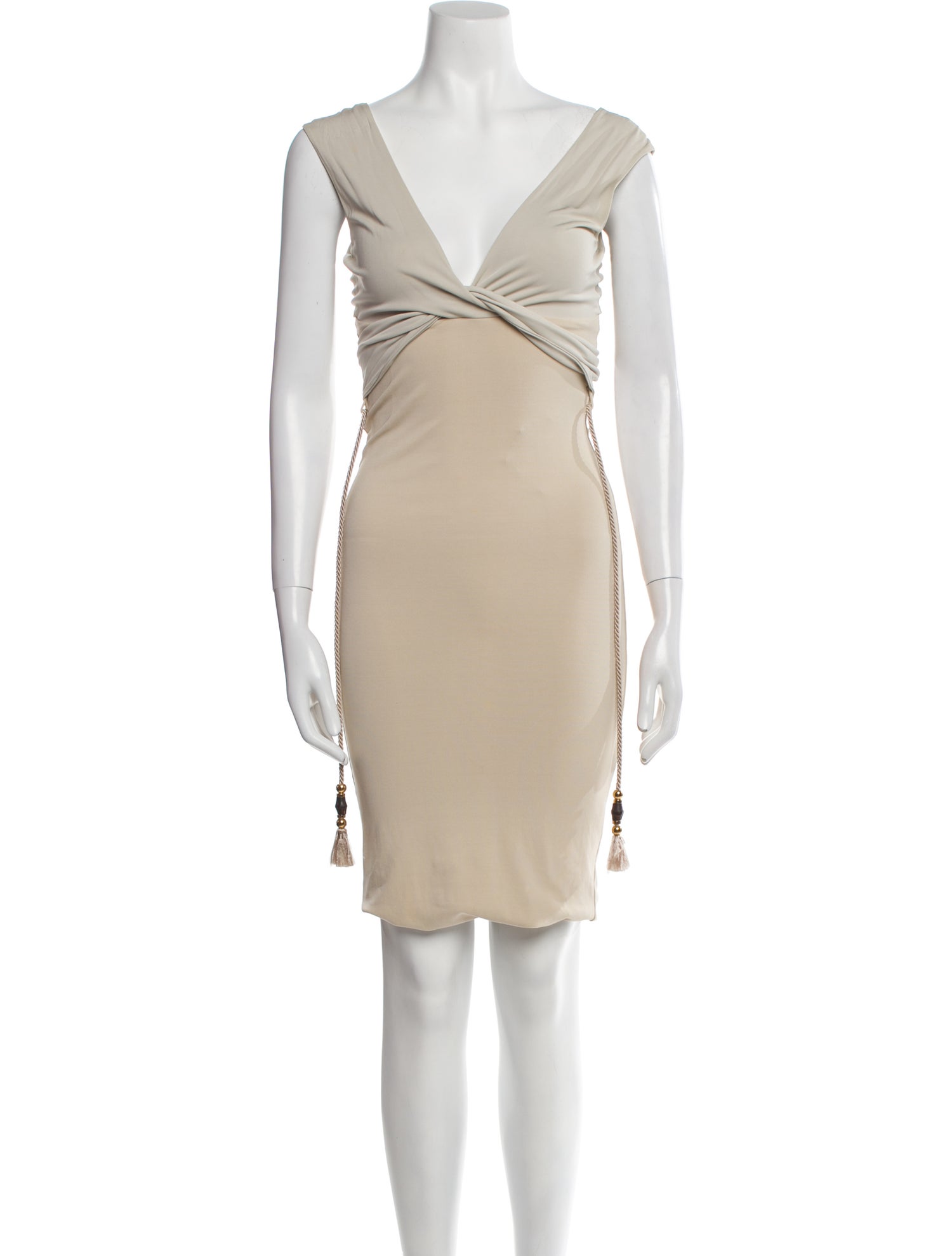 Gucci V-Neck Knee-Length Dress