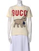 Gucci Graphic Print Crew Neck T-Shirt