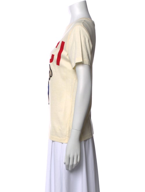 Gucci Graphic Print Crew Neck T-Shirt