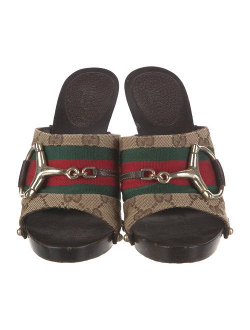 Gucci GG Canvas Canvas Slides