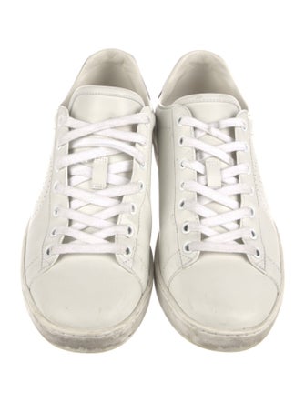 Gucci Interlocking G Logo Leather Sneakers