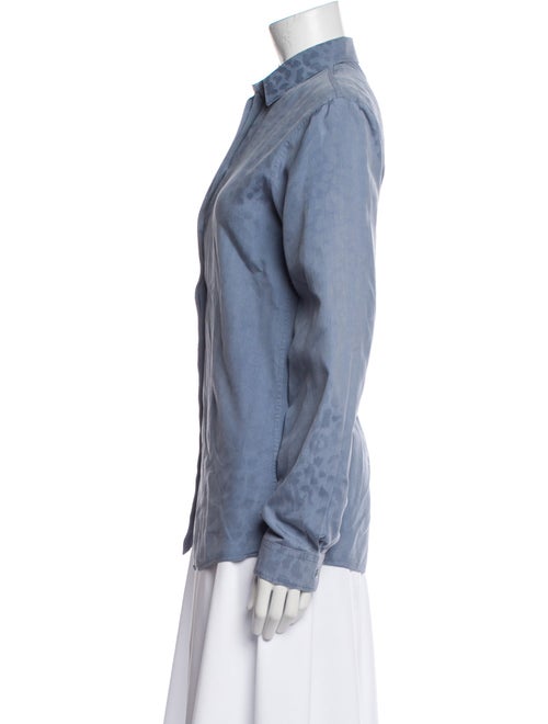 Gucci Long Sleeve Button-Up Top