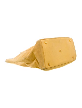 Gucci Suede Top Handle Bag