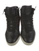 Gucci Web Accent Leather Sneakers