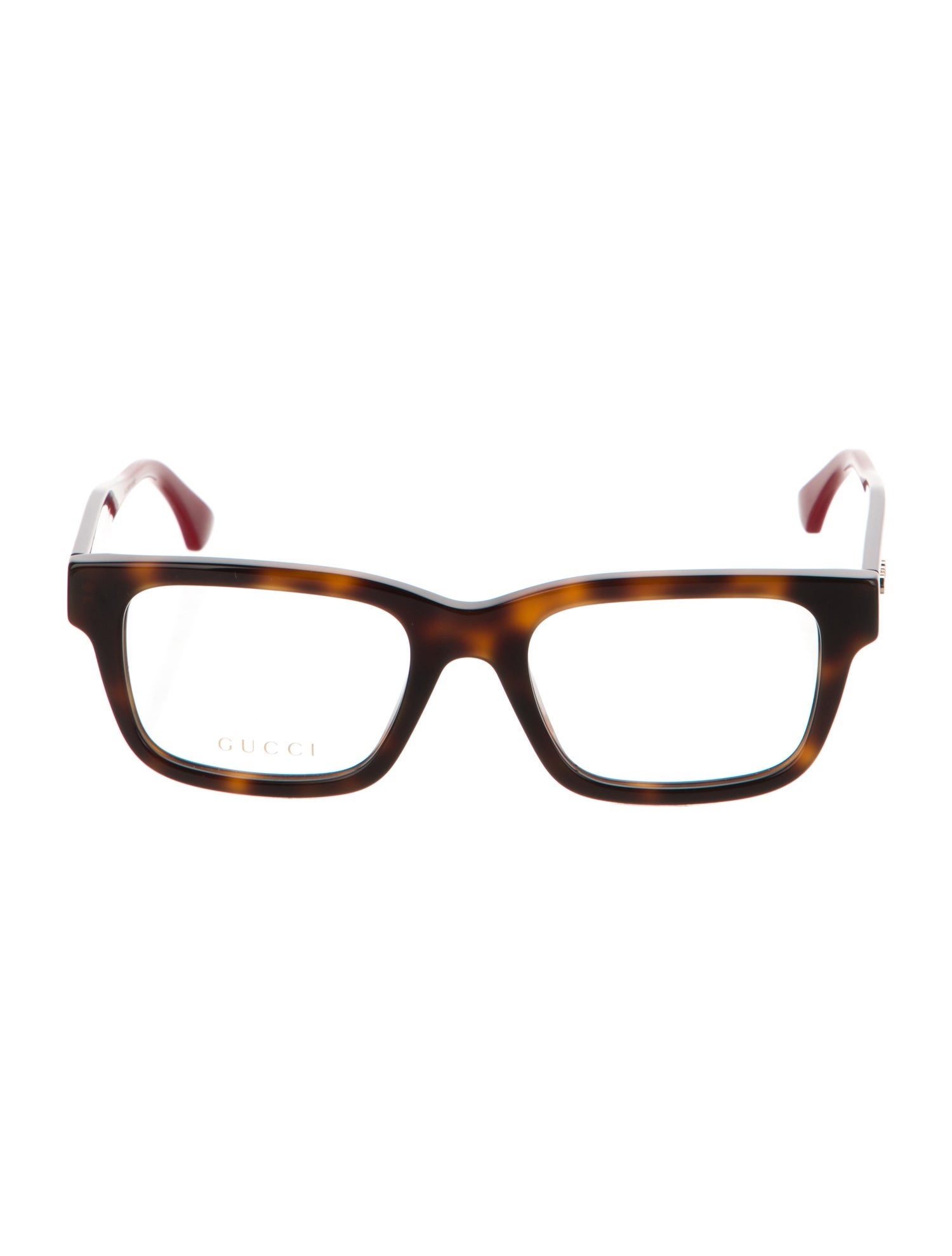 Gucci Sylvie Web Accent Square Eyeglasses