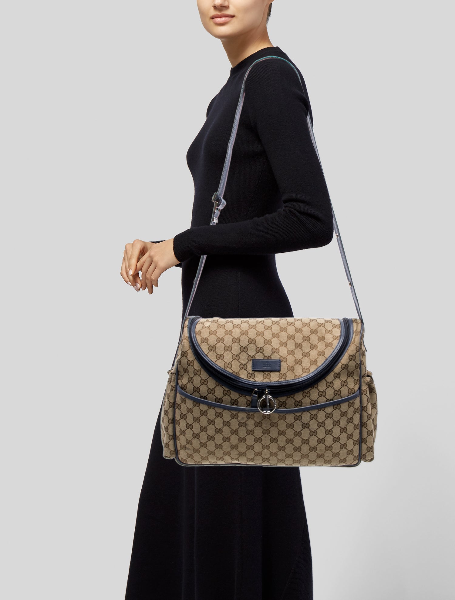 Gucci GG Print Diaper Bag