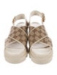 Gucci GG Canvas Canvas Slingback Sandals