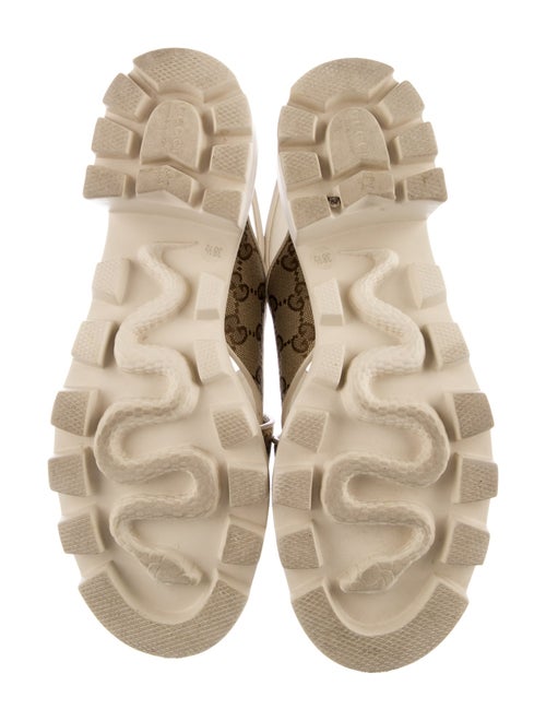 Gucci GG Canvas Canvas Slingback Sandals