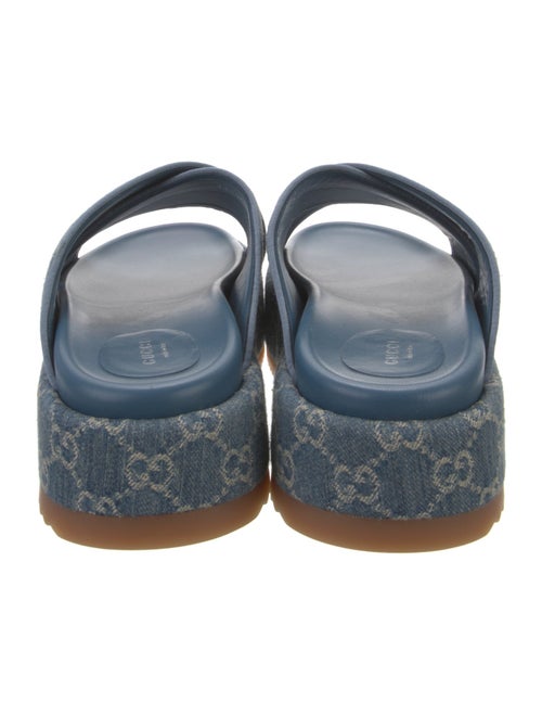 Gucci GG Denim Denim Slides