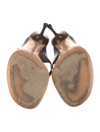 Gucci Leather Animal Print Slides