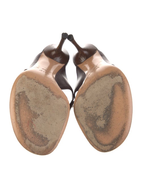 Gucci Leather Animal Print Slides