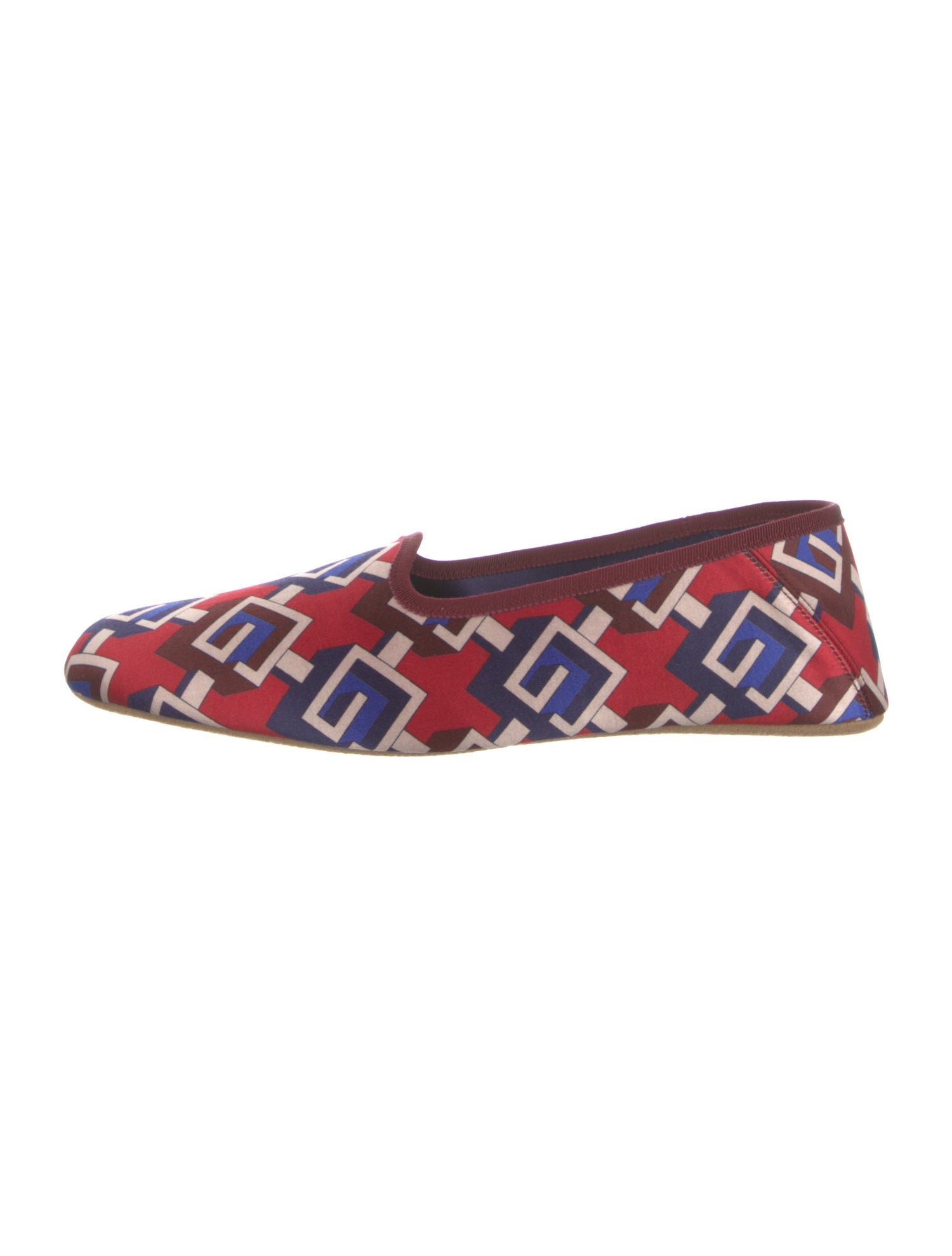 Gucci Satin Printed Slippers
