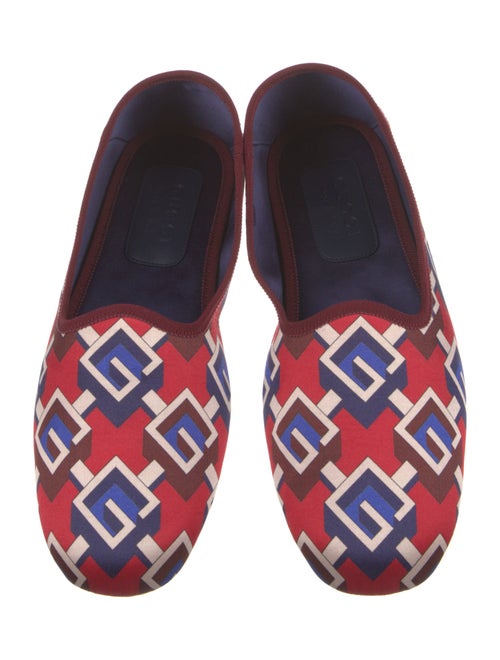 Gucci Satin Printed Slippers