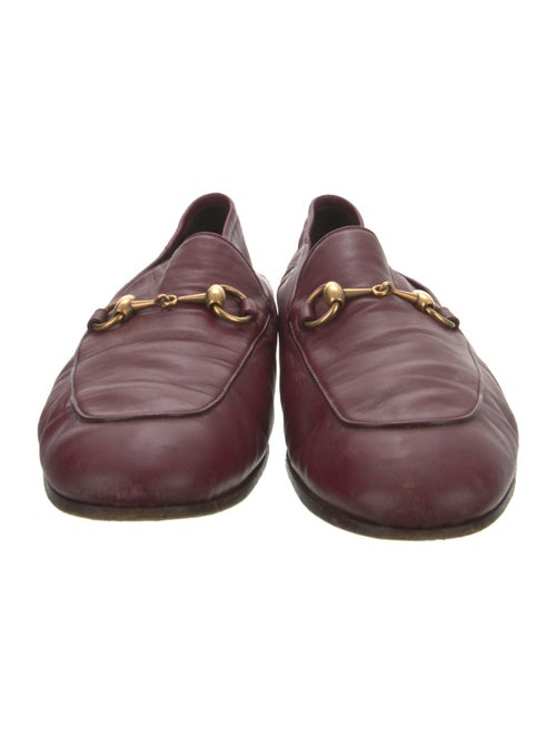 Gucci Horsebit Accent Leather Loafers