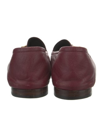 Gucci Horsebit Accent Leather Loafers