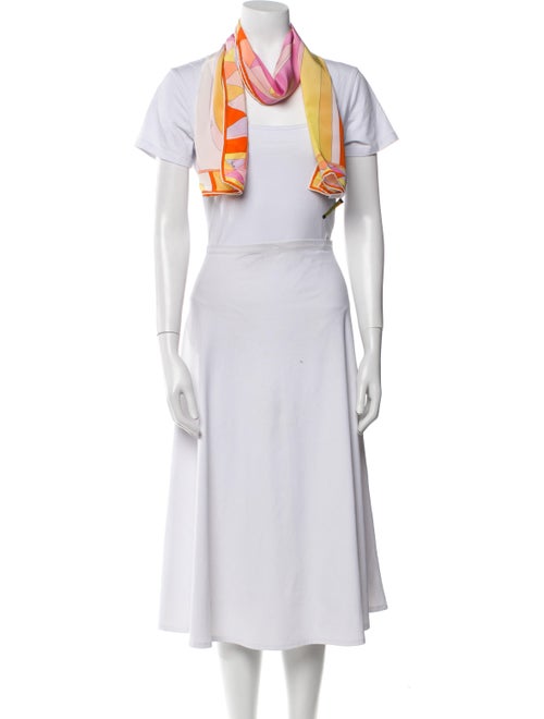 Emilio Pucci Silk Paisley Print Scarf