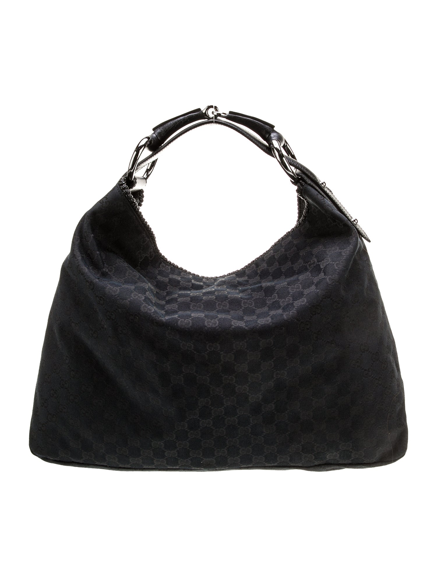 Gucci GG Canvas Medium Horsebit Hobo