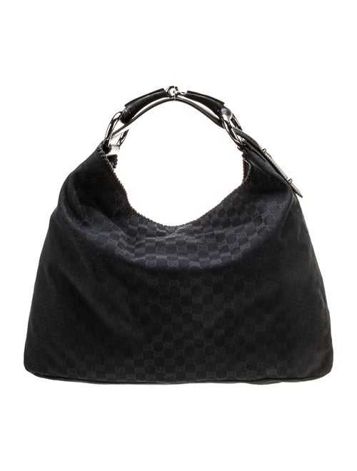 Gucci GG Canvas Medium Horsebit Hobo