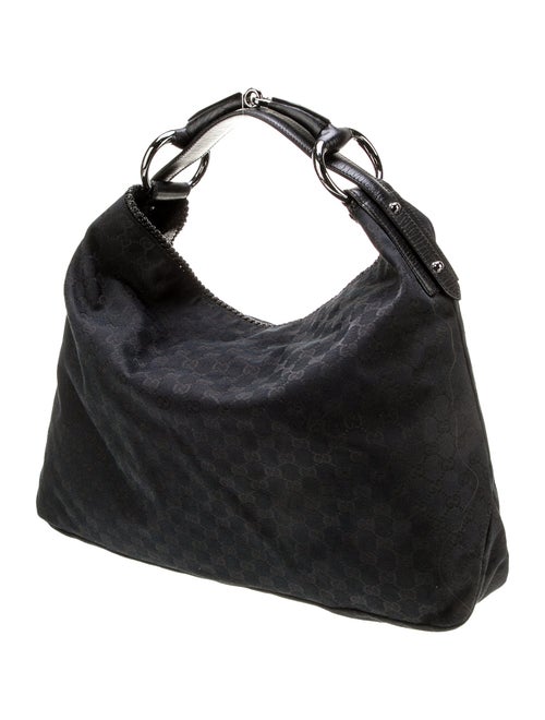 Gucci GG Canvas Medium Horsebit Hobo