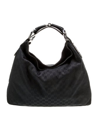 Gucci GG Canvas Medium Horsebit Hobo