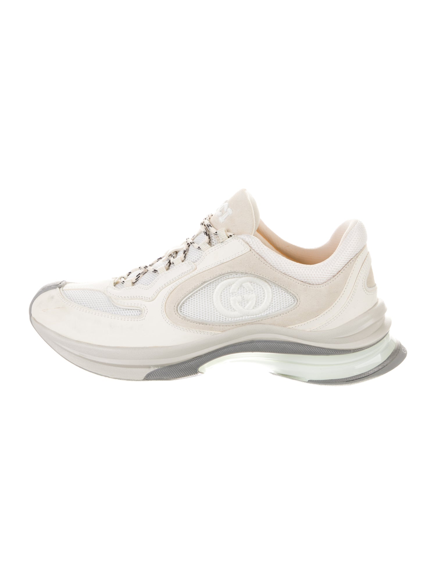 Gucci Interlocking G Logo Leather Sneakers