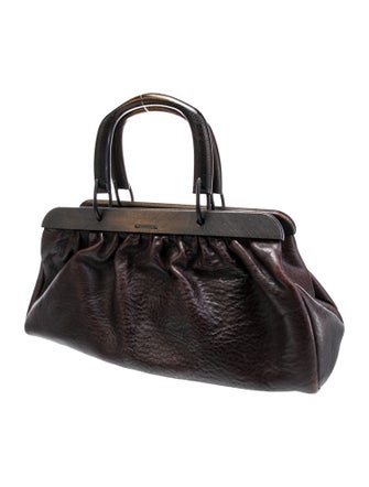 Gucci Leather Top Handle Bag