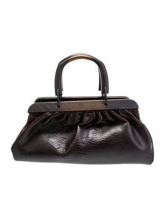 Gucci Leather Top Handle Bag