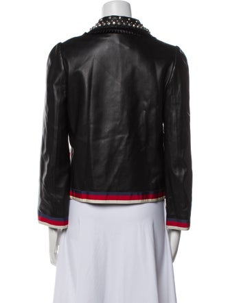 Gucci 2017 Leather Evening Jacket