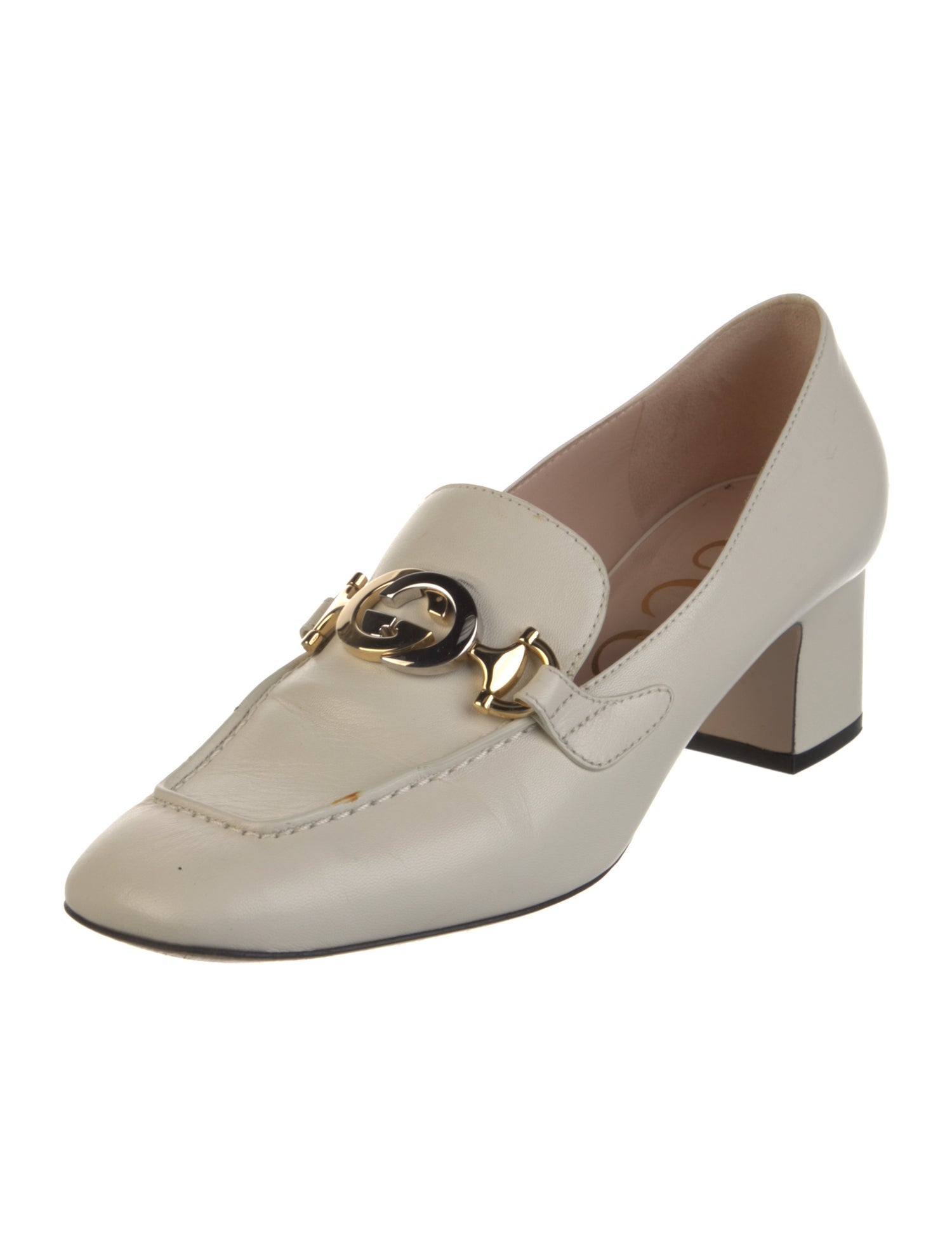 Gucci Interlocking G Horsebit Leather Pumps
