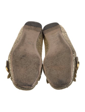 Gucci Double G Logo Leather Loafers