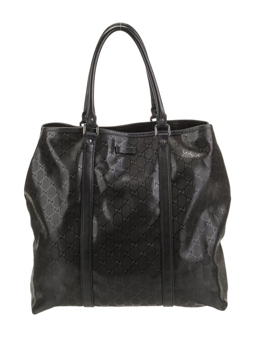Gucci GG Imprimé GG Imprimé Leather Tote Bag