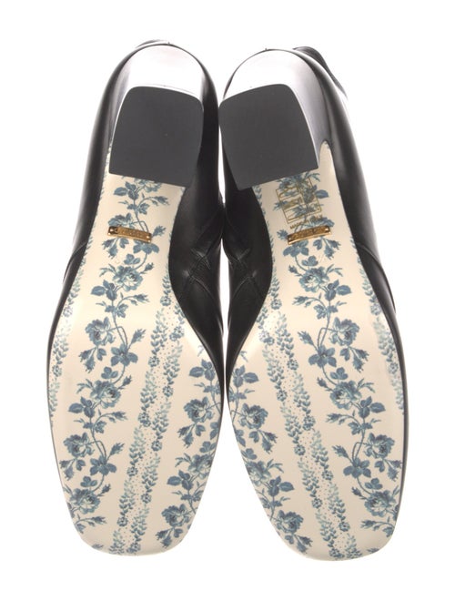 Gucci Double G Logo Leather Lace-Up Boots