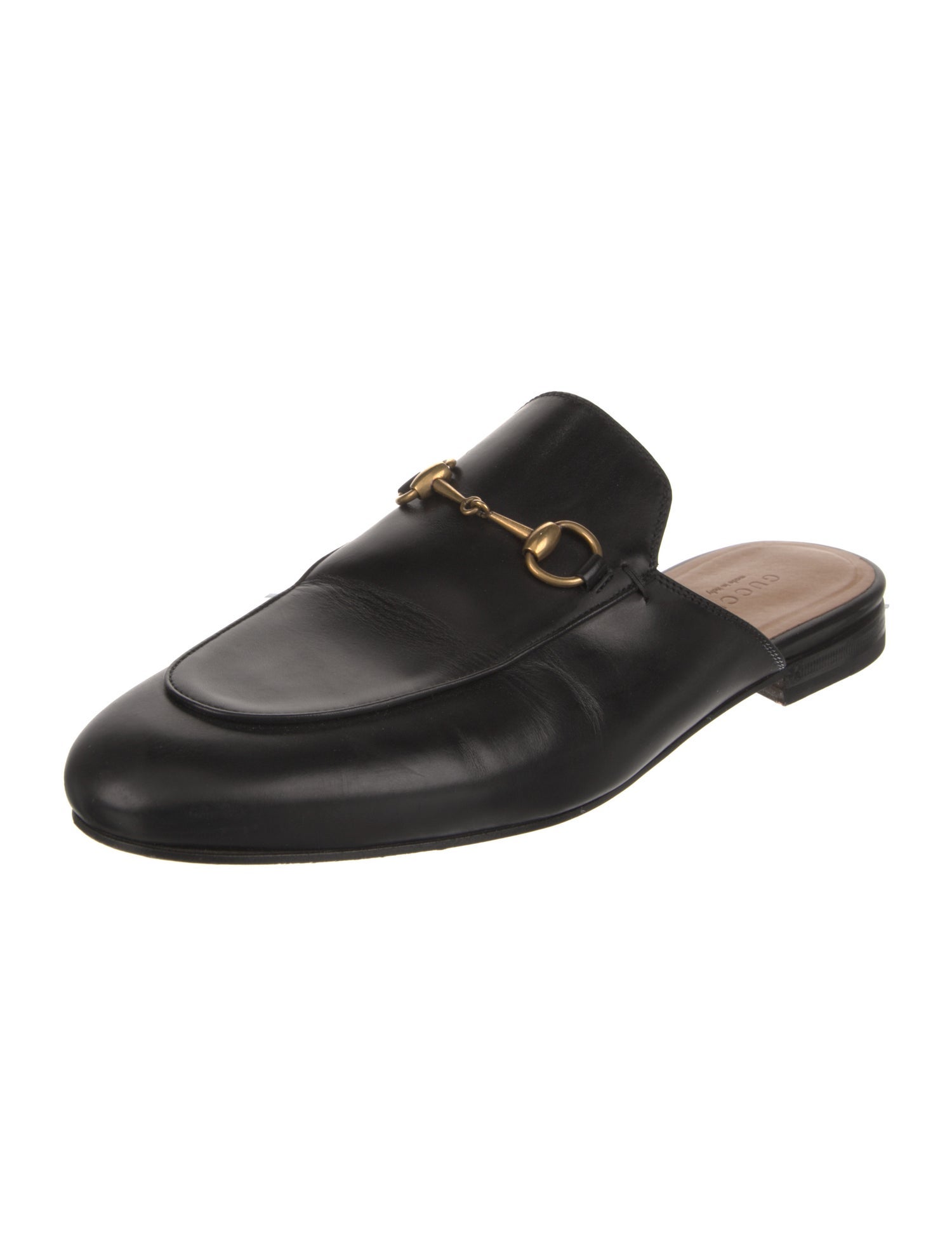 Gucci Horsebit Accent Leather Mules