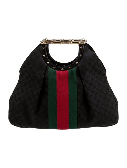 Gucci Web Top Handle Bag