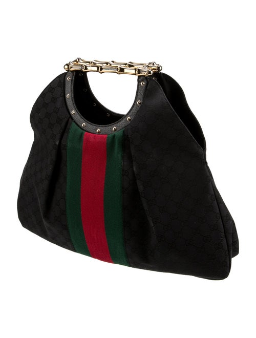 Gucci Web Top Handle Bag
