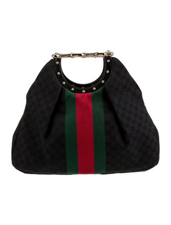 Gucci Web Top Handle Bag