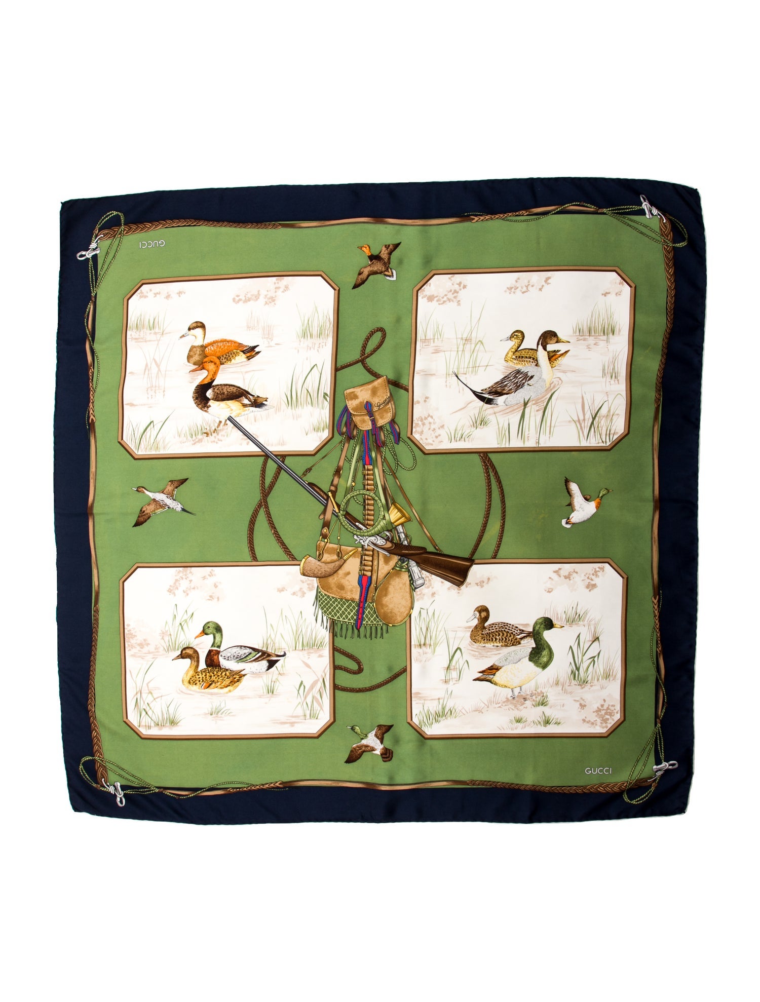 Gucci Silk Printed Scarf