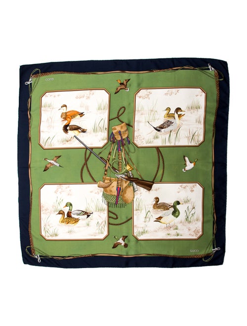 Gucci Silk Printed Scarf
