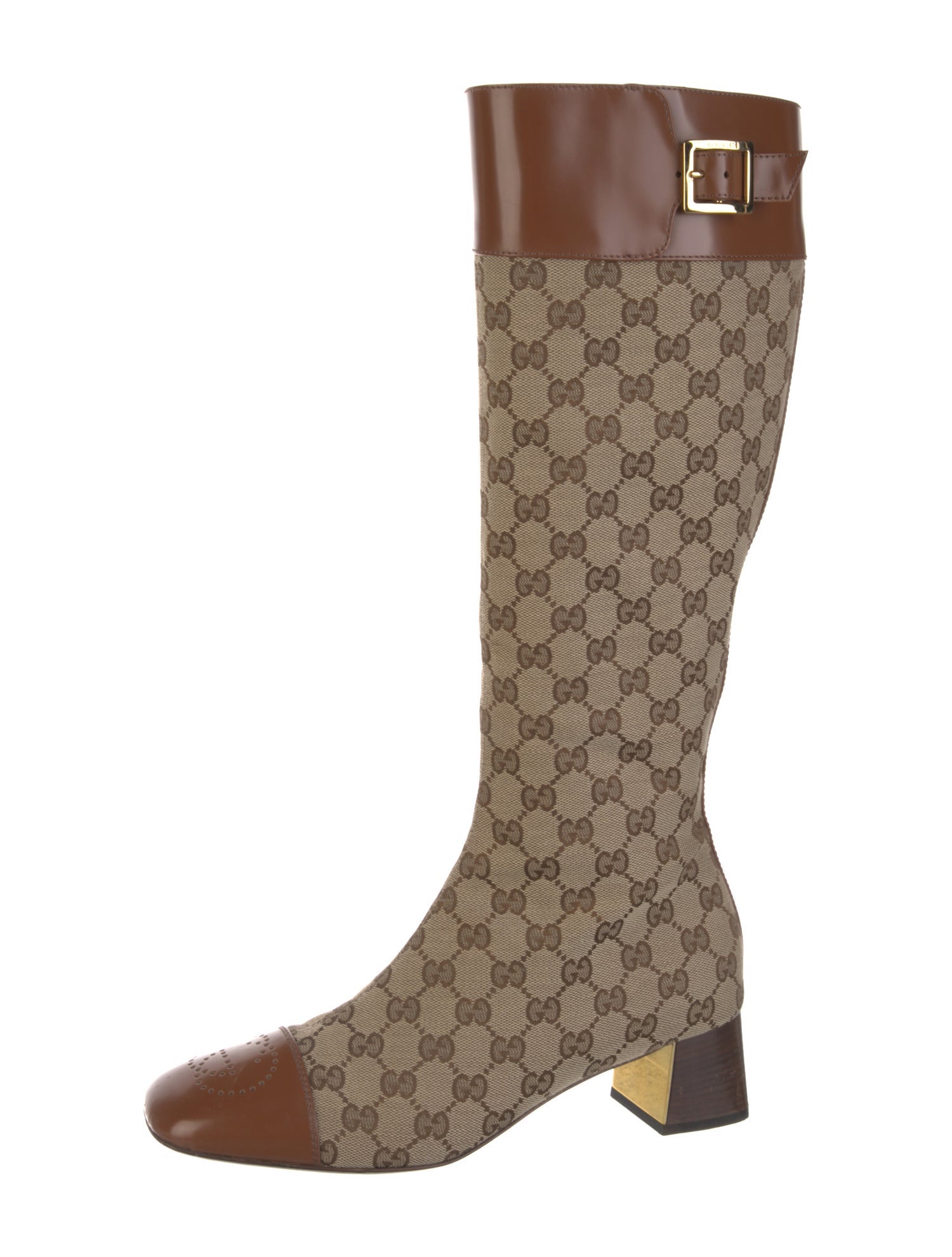 Gucci GG Canvas Canvas Rain Boots