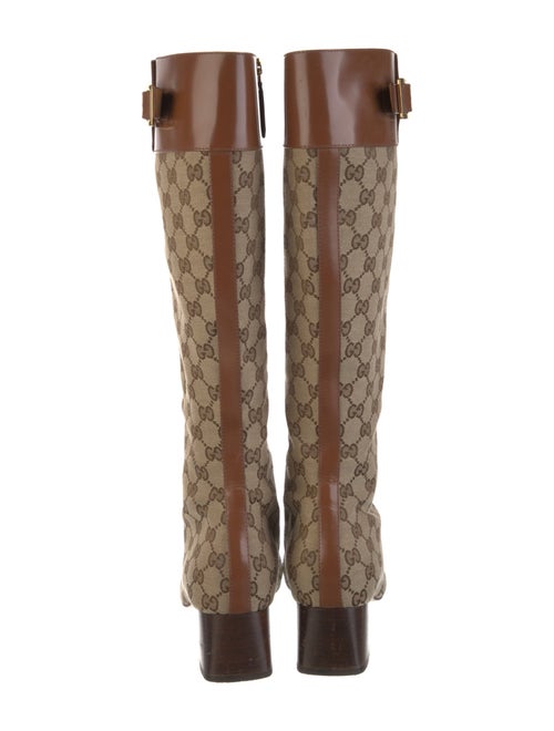 Gucci GG Canvas Canvas Rain Boots