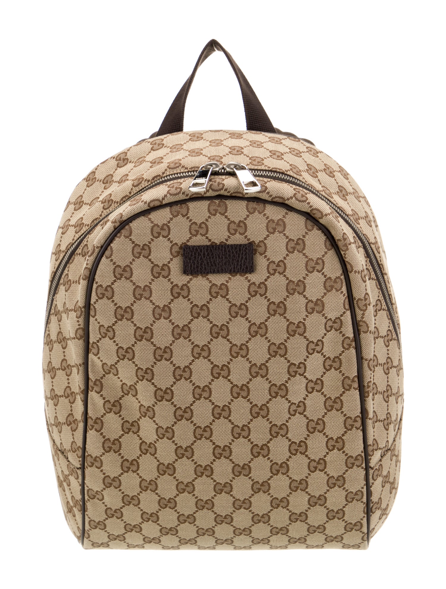Gucci GG Canvas Ebony GG Canvas Backpack
