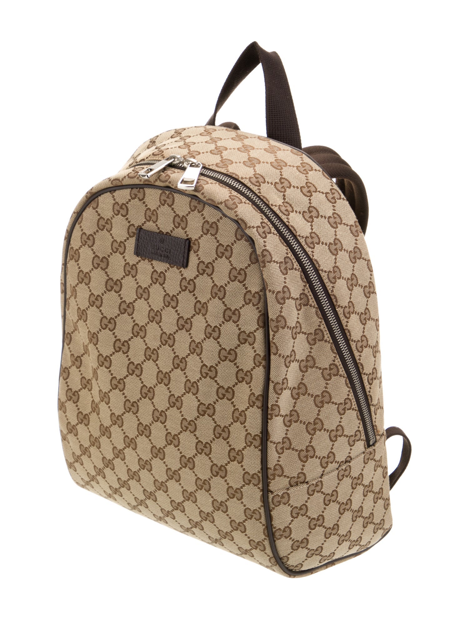 Gucci GG Canvas Ebony GG Canvas Backpack