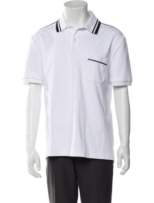Gucci GG Logo Collar Polo Shirt