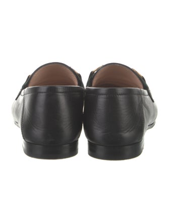 Gucci Jordaan Web Accent Loafers